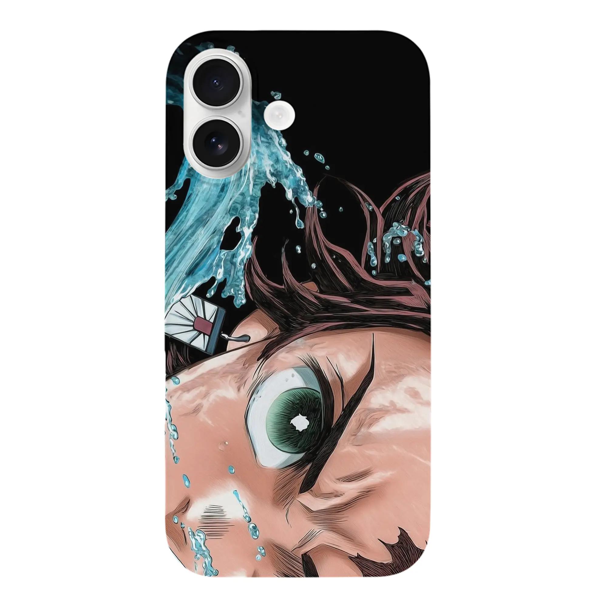 鬼滅の刃水の呼吸・炭治郎 - iPhone 17 シリーズ シリコンケース 薄型 耐衝撃 指紋防止 ソフトタッチカバー 精密フィット 傷防止 保護ケース iPhone 17/17 Air/17 Pro/17 Pro Max 対応